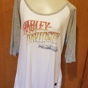 Harley Davidson XL,  1/2 sleeve shirt